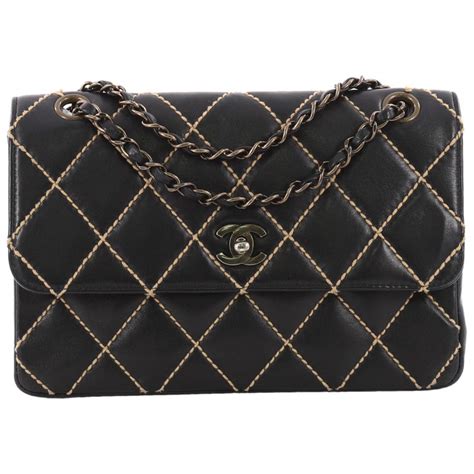 chanel surpique flap bag|Chanel Surpique Flap Bag .